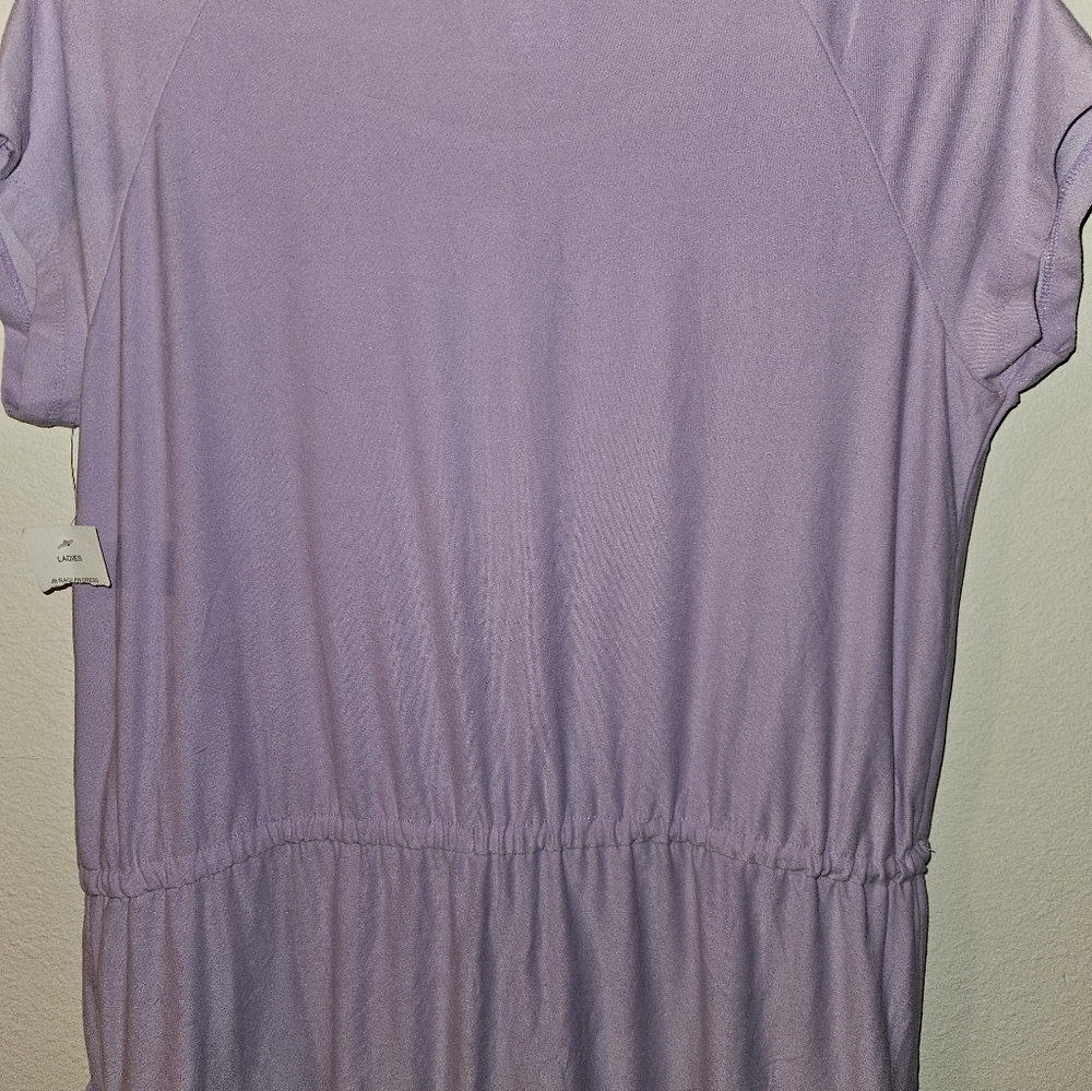 Just Be Womans Purple T Shirt Dress Size M - Picture 11 of 12